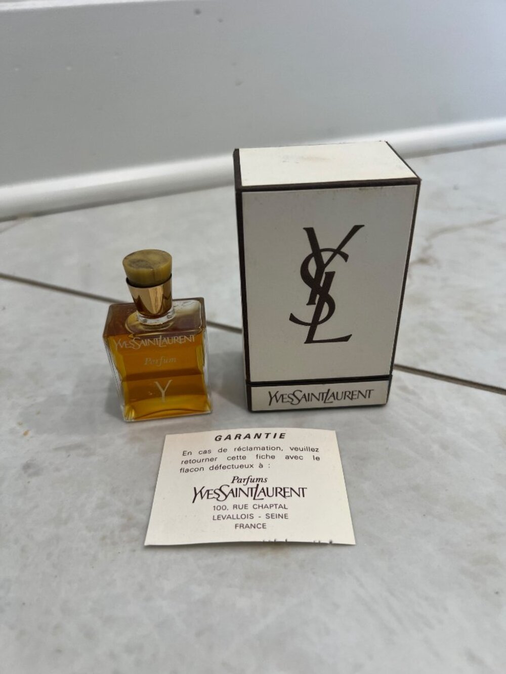 NEW Vintage Yves Saint Laurent Y  1/2 fl oz with Box